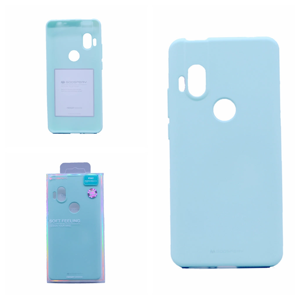Goospery Soft Feeling Jelly Case for Motorola Moto One Hyper(20) 6.5" Silky Slim Bumper Cover