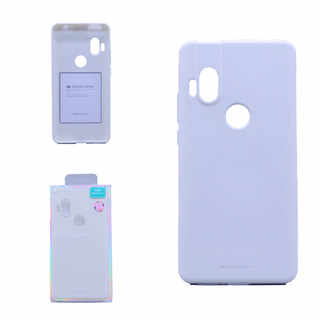 Goospery Soft Feeling Jelly Case for Motorola Moto One Hyper(20) 6.5" Silky Slim Bumper Cover