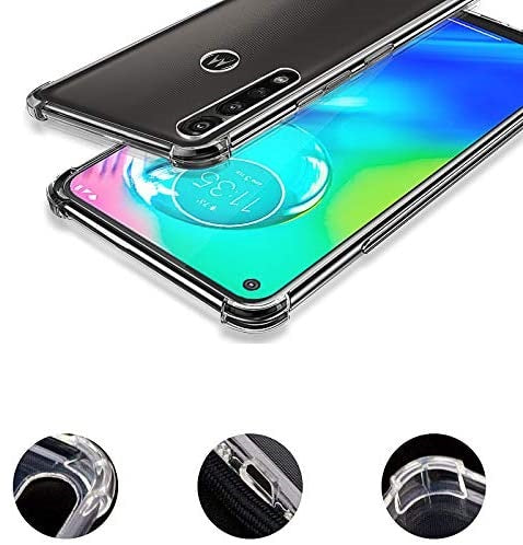Thin Soft Gel Rubber Bumper Back Cover Case For Motorola Moto G Power(2020) 6.4"