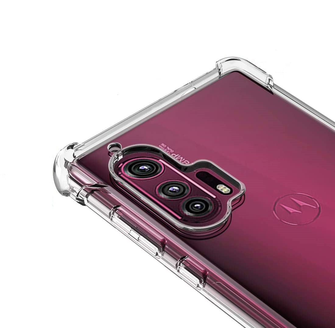 Thin Soft Gel Rubber Bumper Back Cover Case For Motorola Moto Edge Plus(2020) 6.7"