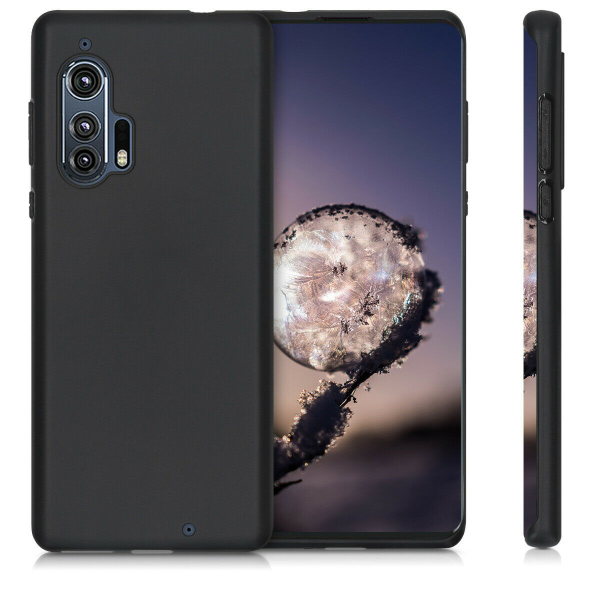 Thin Soft Gel Rubber Bumper Back Cover Case For Motorola Moto Edge Plus(2020) 6.7"