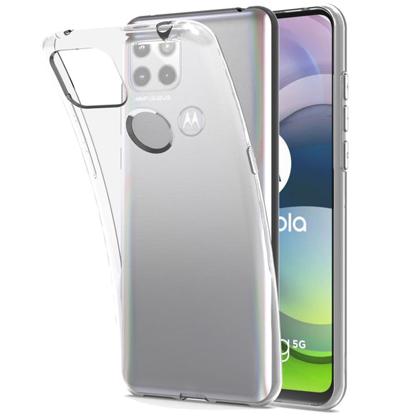 Slim Soft Gel TPU Silicone Edge Bumper Phone Cover For Motorola Moto One 5G Ace(2021) 6.7