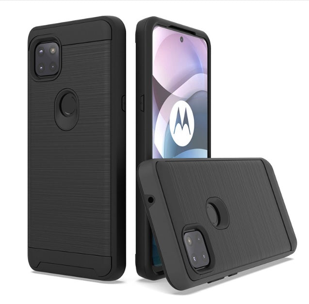 Verus Brushed Case For Motorola Moto One 5G Ace 6.7" Hybrid Armor Shockproof Hard PC+TPU