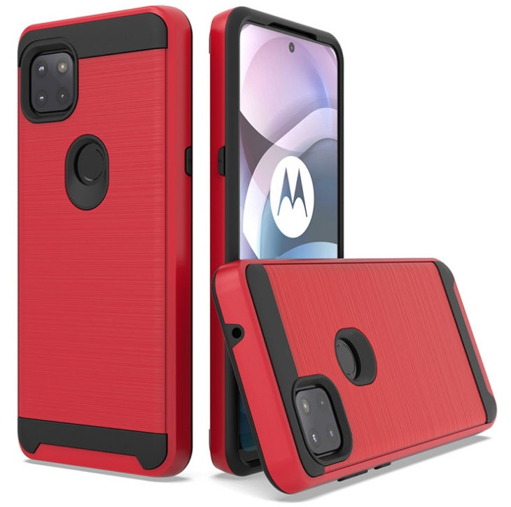 Verus Brushed Case For Motorola Moto One 5G Ace 6.7" Hybrid Armor Shockproof Hard PC+TPU