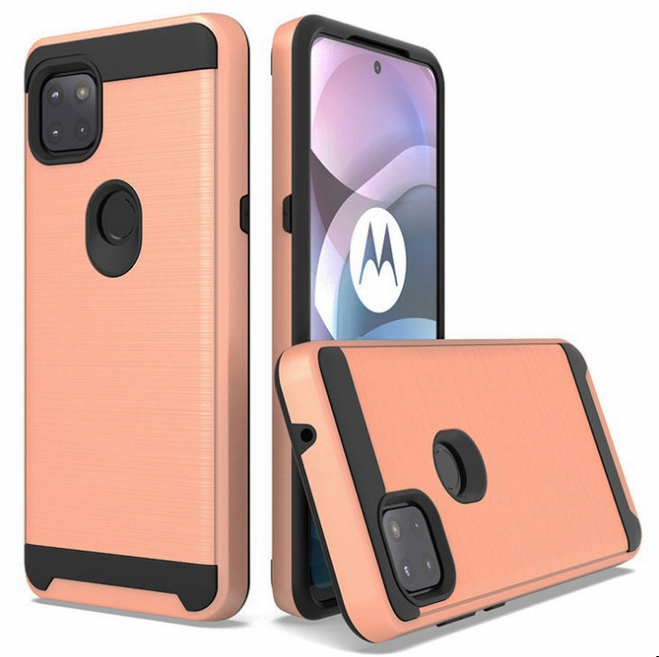Verus Brushed Case For Motorola Moto One 5G Ace 6.7" Hybrid Armor Shockproof Hard PC+TPU