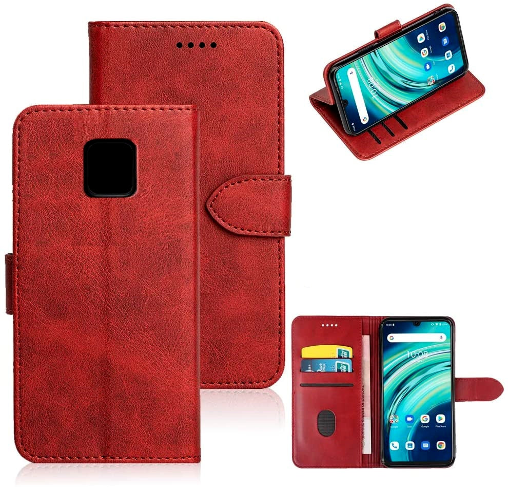 Simulate Leather Folio Wallet Flip Case 3 Card Slot w/Magnetic Clip Cover For Motorola Moto G Power(2021) 6.6"