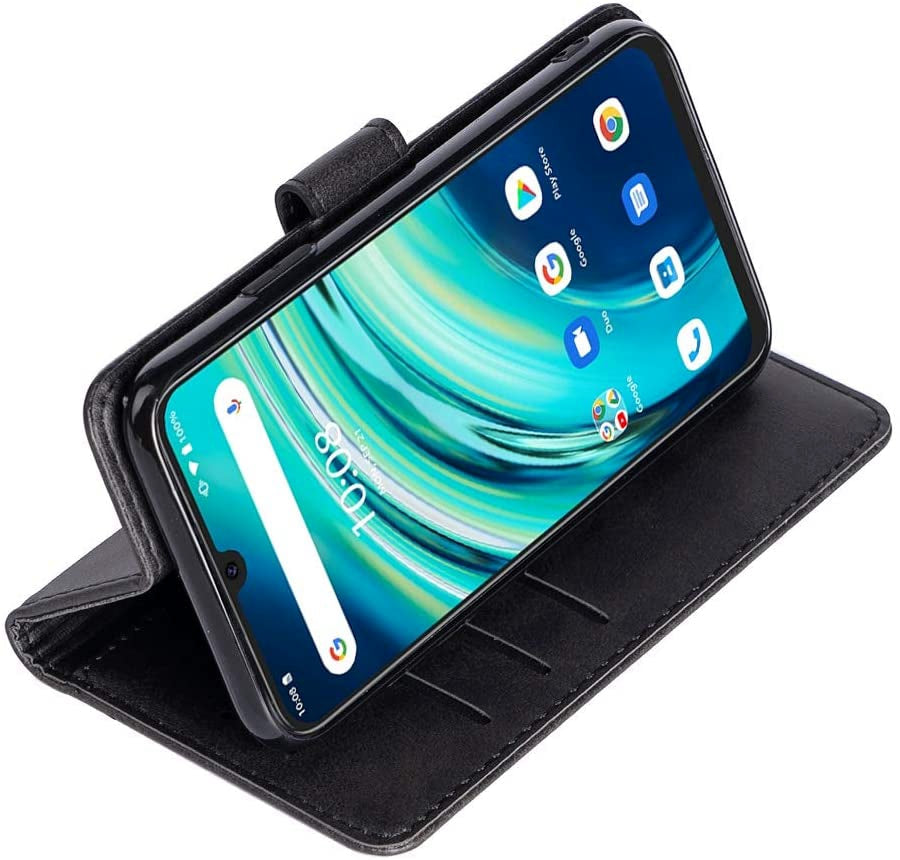 Simulate Leather Folio Wallet Flip Case 3 Card Slot w/Magnetic Clip Cover For Motorola Moto G Power(2021) 6.6"