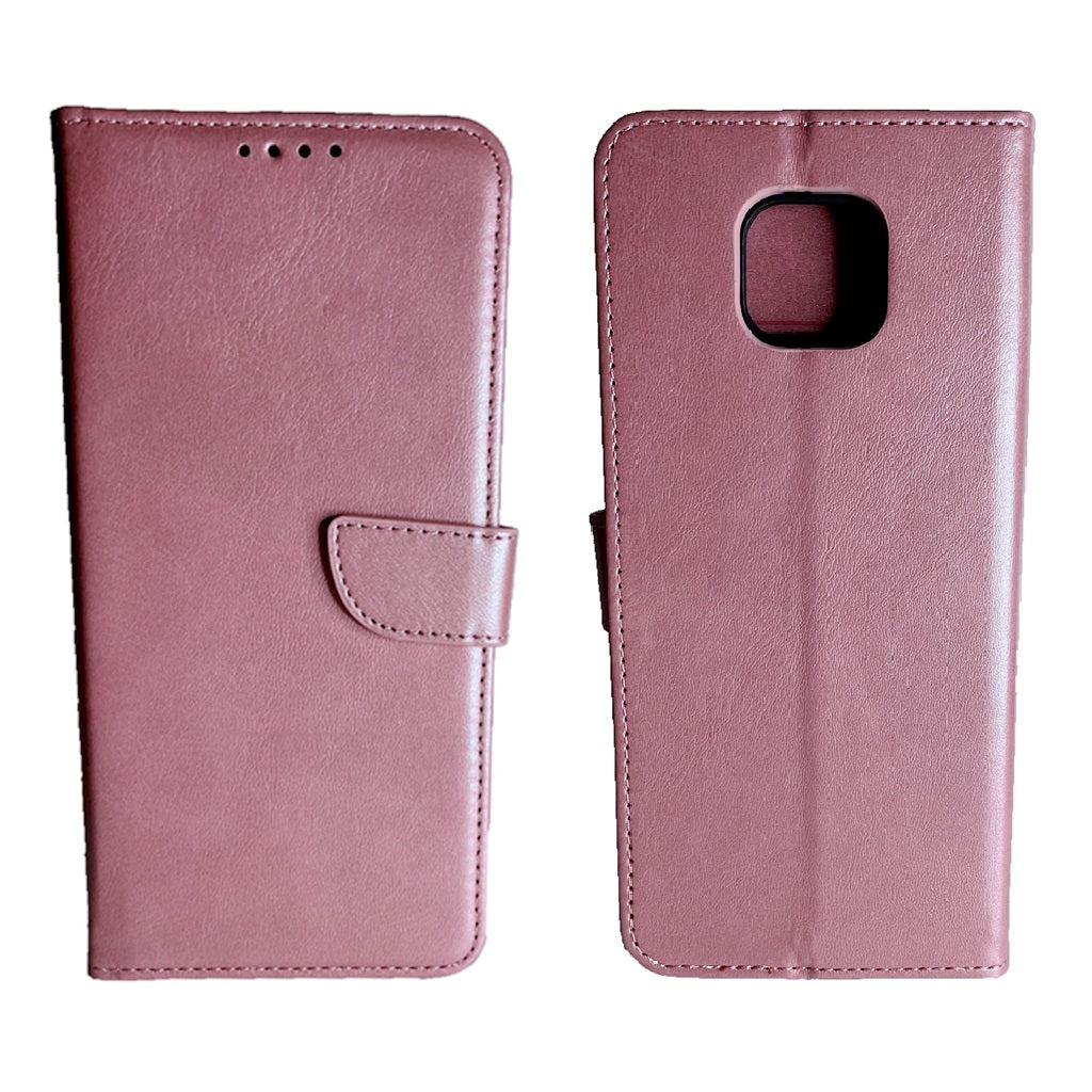 Simulate Leather Folio Wallet Flip Case 3 Card Slot w/Magnetic Clip Cover For Motorola Moto G Power(2021) 6.6"