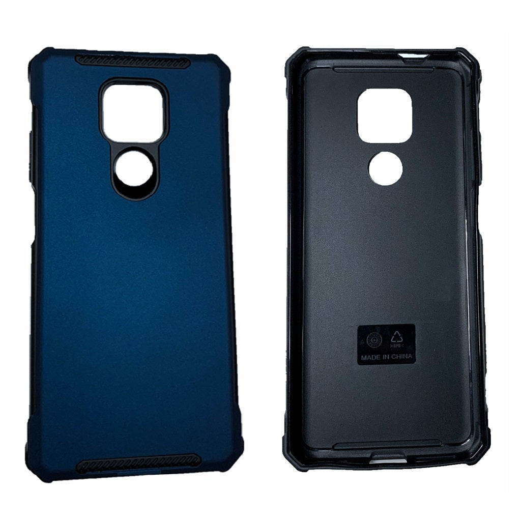 New Style Matte Polish PC & Edge Corner TPU Combine Armor Rugged Hard Case For Motorola Moto G Play(2021)