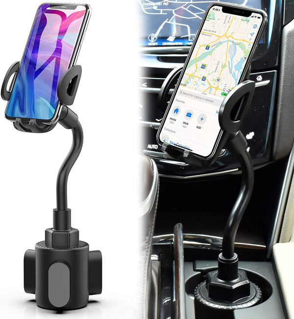 Universal Car Cup Phone Holder Adjustable Gooseneck Cradle Car Mount