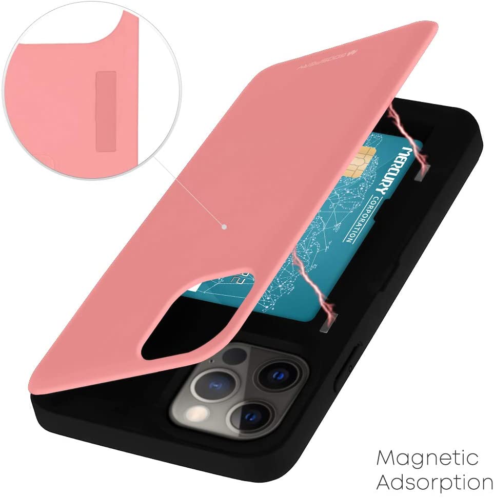 Goospery iPhone 11 Pro (5.8 inches) Wallet Case with Card Holder, Protective Dual Layer Bumper Phone Case