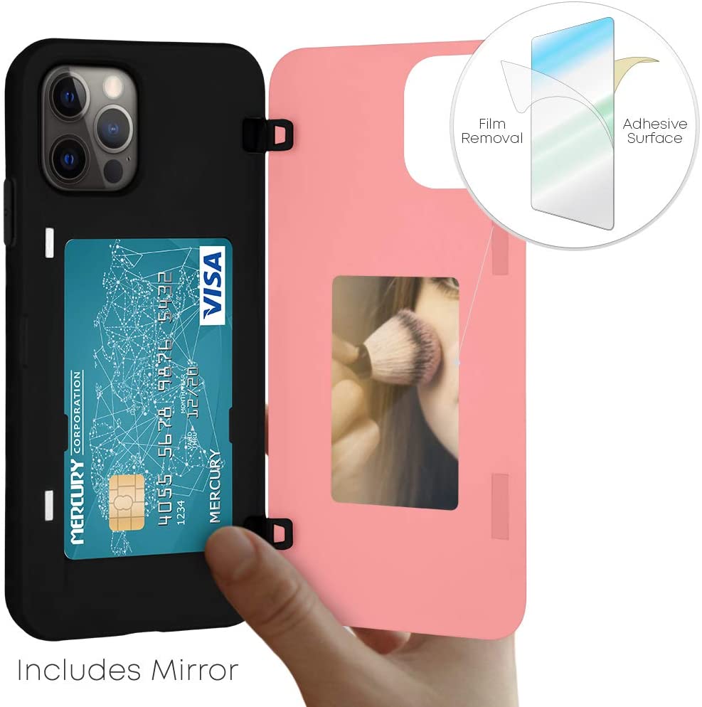Goospery iPhone 12Pro (6.7") Max Wallet Case with Card Holder, Protective Dual Layer Bumper Phone Case