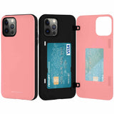 Goospery iPhone 12/12Pro (6.1") Wallet Case with Card Holder, Protective Dual Layer Bumper Phone Case