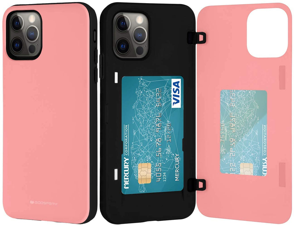 Goospery iPhone 11 Pro Max (6.5 inches) Wallet Case with Card Holder, Protective Dual Layer Bumper Phone Case