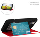 Goospery iPhone 11 Pro (5.8 inches) Wallet Case with Card Holder, Protective Dual Layer Bumper Phone Case