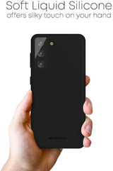 Goospery Liquid Silicone Case for Samsung Galaxy S21 5G(2021) Jelly Rubber Bumper Case with Soft Microfiber Lining