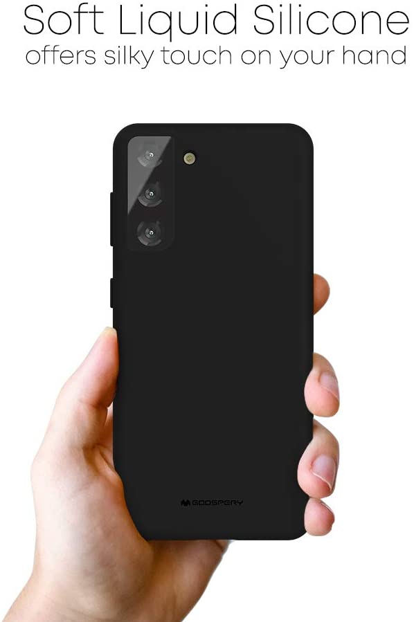 Goospery Liquid Silicone Case for Samsung Galaxy S21 Plus 5G(2021) Jelly Rubber Bumper Case with Soft Microfiber Lining