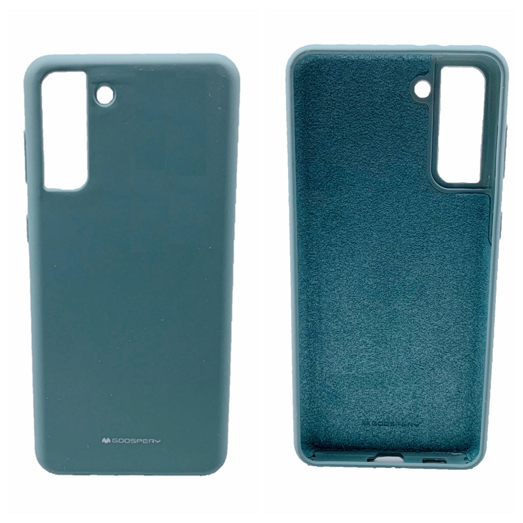 Goospery Liquid Silicone Case for Samsung Galaxy S21 Plus 5G(2021) Jelly Rubber Bumper Case with Soft Microfiber Lining