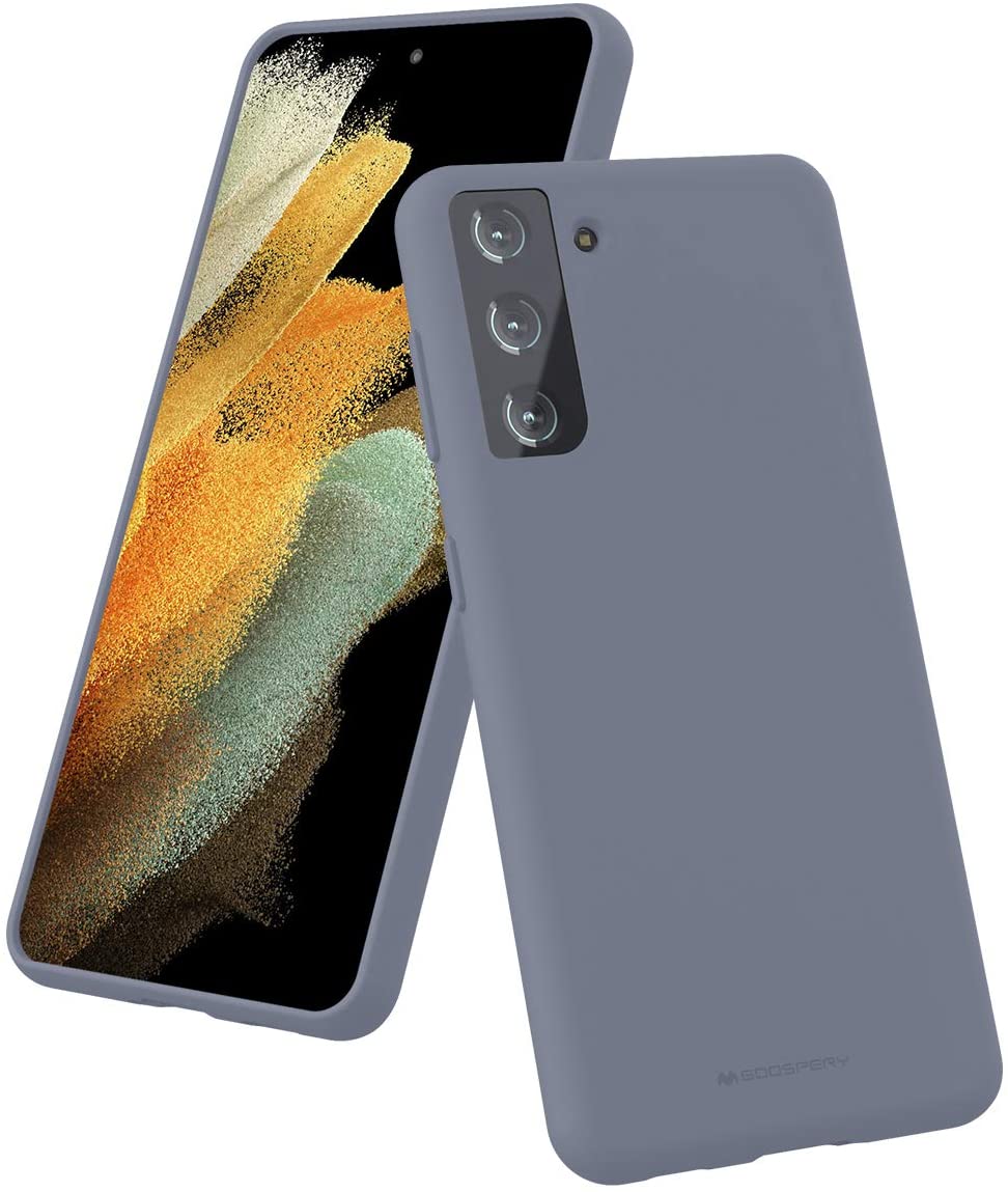 Goospery Liquid Silicone Case for Samsung Galaxy S21 5G(2021) Jelly Rubber Bumper Case with Soft Microfiber Lining