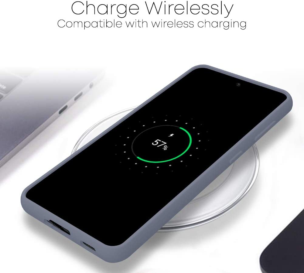 Goospery Liquid Silicone Case for Samsung Galaxy S21 5G(2021) Jelly Rubber Bumper Case with Soft Microfiber Lining