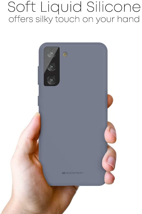 Goospery Liquid Silicone Case for Samsung Galaxy S21 5G(2021) Jelly Rubber Bumper Case with Soft Microfiber Lining