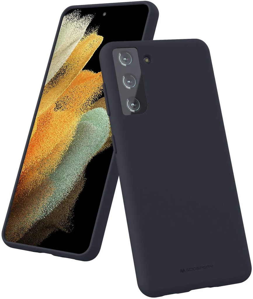 Goospery Liquid Silicone Case for Samsung Galaxy S21 Plus 5G(2021) Jelly Rubber Bumper Case with Soft Microfiber Lining