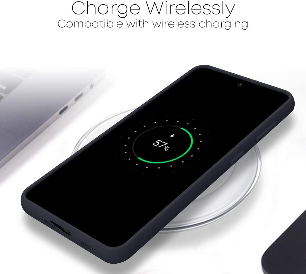 Goospery Liquid Silicone Case for Samsung Galaxy S21 5G(2021) Jelly Rubber Bumper Case with Soft Microfiber Lining