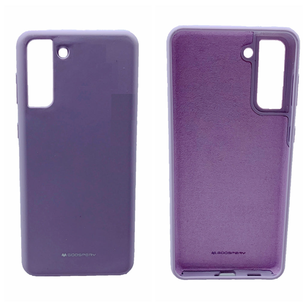 Goospery Liquid Silicone Case for Samsung Galaxy S21 5G(2021) Jelly Rubber Bumper Case with Soft Microfiber Lining
