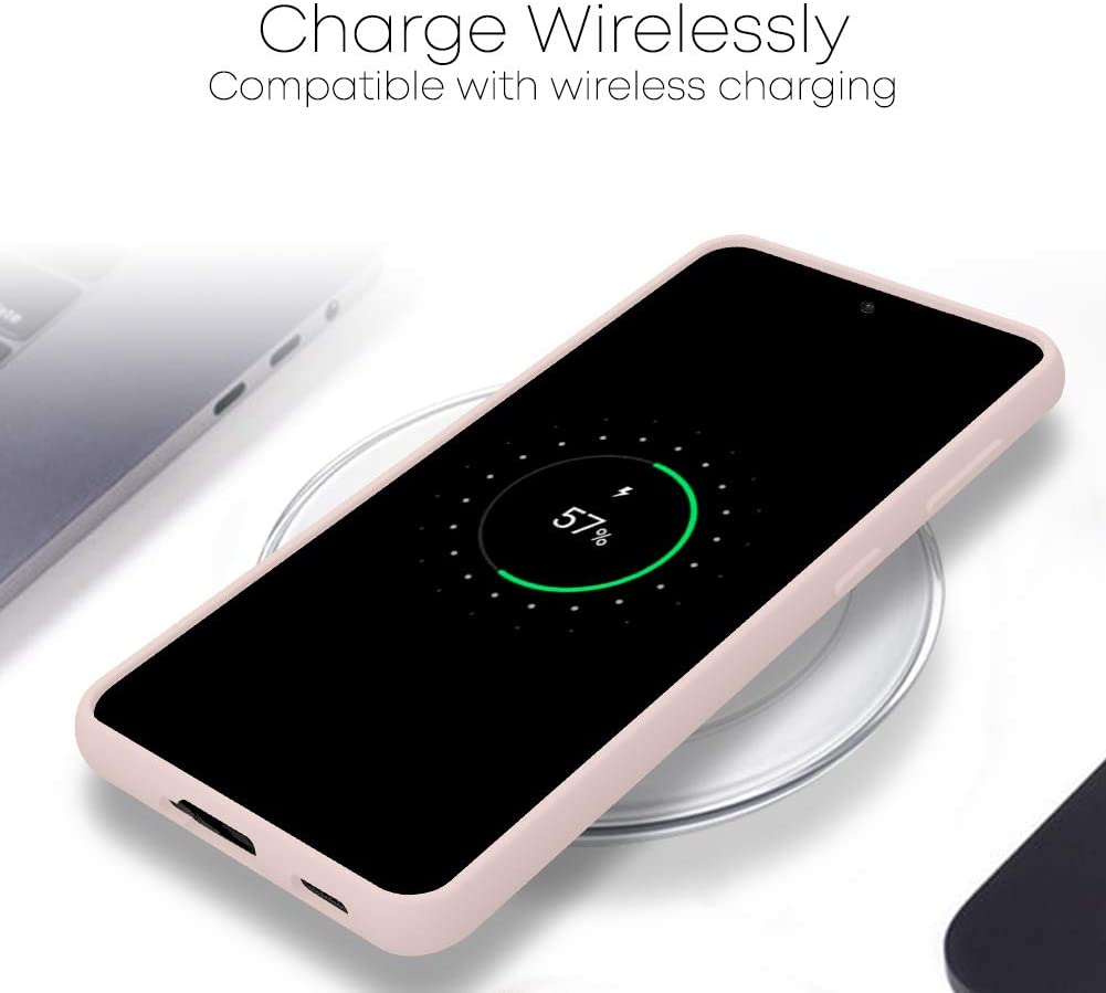 Goospery Liquid Silicone Case for Samsung Galaxy S21 5G(2021) Jelly Rubber Bumper Case with Soft Microfiber Lining