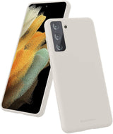 Goospery Liquid Silicone Case for Samsung Galaxy S21 Plus 5G(2021) Jelly Rubber Bumper Case with Soft Microfiber Lining