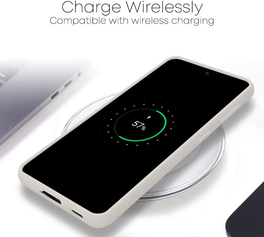 Goospery Liquid Silicone Case for Samsung Galaxy S21 5G(2021) Jelly Rubber Bumper Case with Soft Microfiber Lining