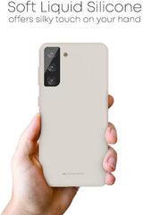 Goospery Liquid Silicone Case for Samsung Galaxy S21 5G(2021) Jelly Rubber Bumper Case with Soft Microfiber Lining