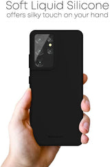 Goospery Liquid Silicone Case for Samsung Galaxy S21 Ultra 5G(2021) Jelly Rubber Bumper Case with Soft Microfiber Lining