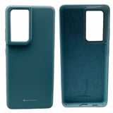 Goospery Liquid Silicone Case for Samsung Galaxy S21 Ultra 5G(2021) Jelly Rubber Bumper Case with Soft Microfiber Lining