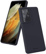 Goospery Liquid Silicone Case for Samsung Galaxy S21 Ultra 5G(2021) Jelly Rubber Bumper Case with Soft Microfiber Lining