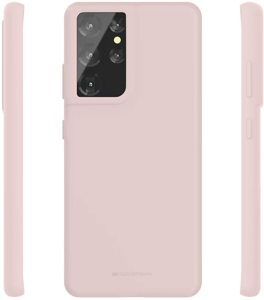 Goospery Liquid Silicone Case for Samsung Galaxy S21 Ultra 5G(2021) Jelly Rubber Bumper Case with Soft Microfiber Lining