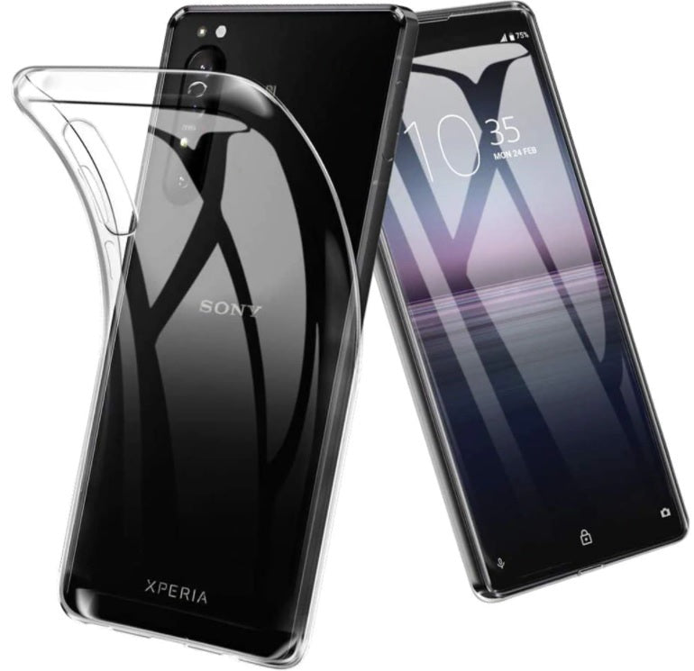 Transparent Soft Rubber Jelly TPU Back Cover Case For Sony Xperia 1 II(2020) 6.5"