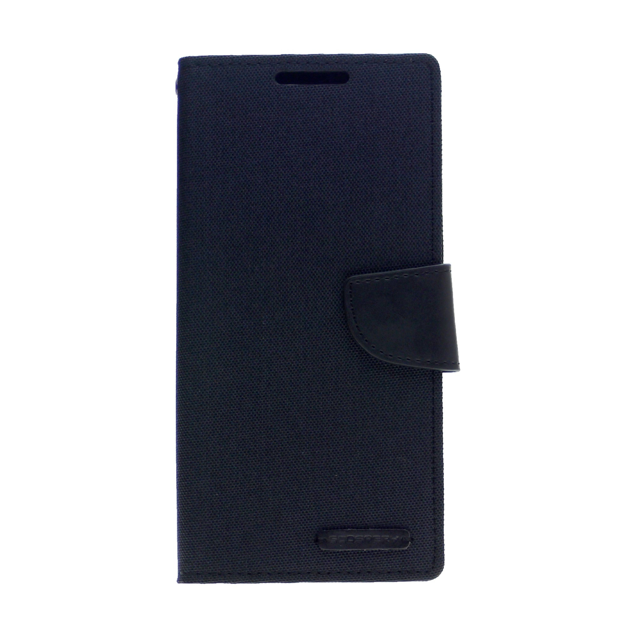 Goospery CANVAS Card Holder Fabric Folio Wallet Flip Stand Case For Galaxy A32 (6.5 inches)