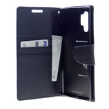 Goospery CANVAS Card Holder Fabric Folio Wallet Flip Stand Case For Galaxy A32 (6.5 inches)