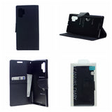 Goospery CANVAS Card Holder Fabric Folio Wallet Flip Stand Case For Galaxy A32 (6.5 inches)