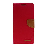 Goospery CANVAS Card Holder Fabric Folio Wallet Flip Stand Case For Galaxy A32 (6.5 inches)