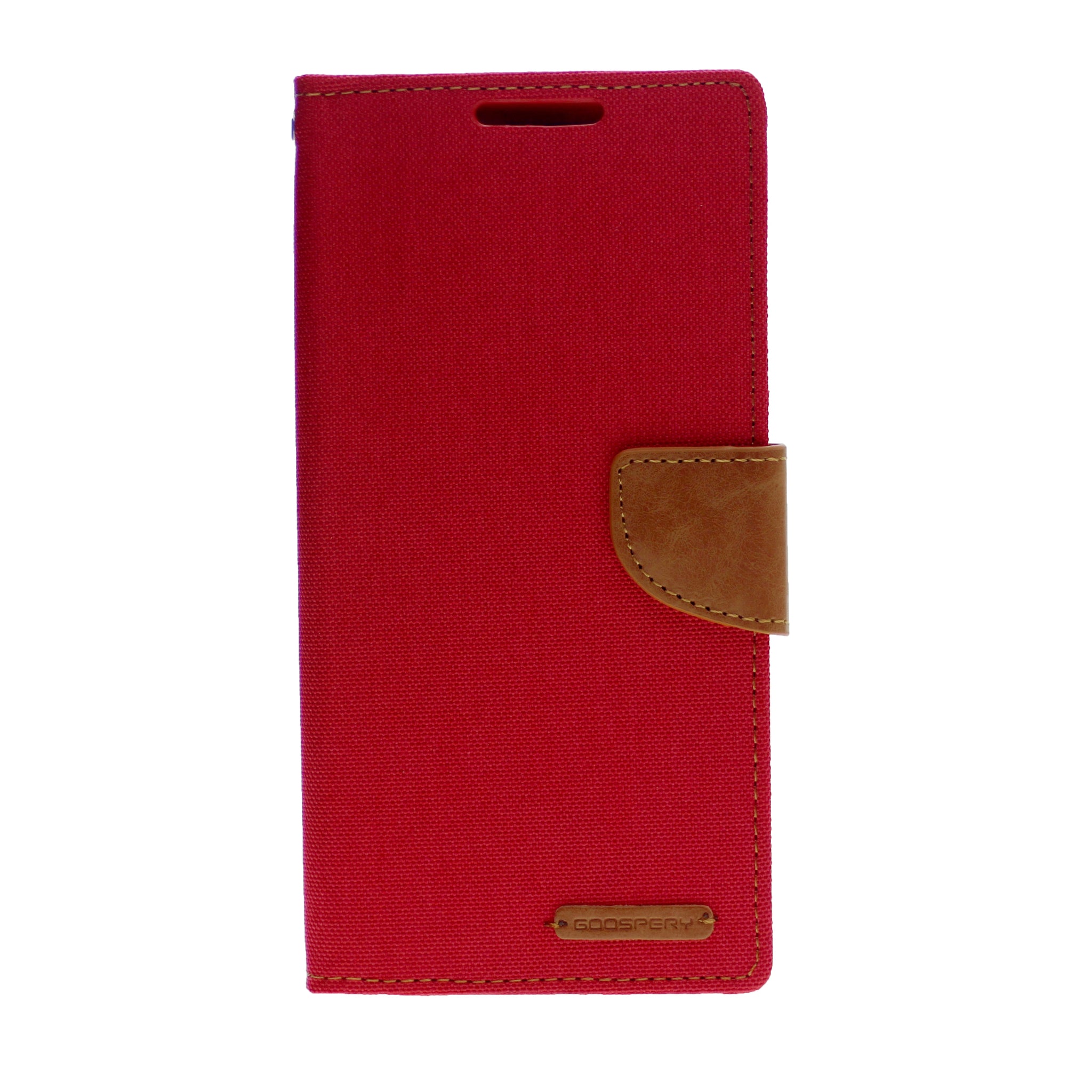 Goospery CANVAS Card Holder Fabric Folio Wallet Flip Stand Case For Galaxy A32 (6.5 inches)