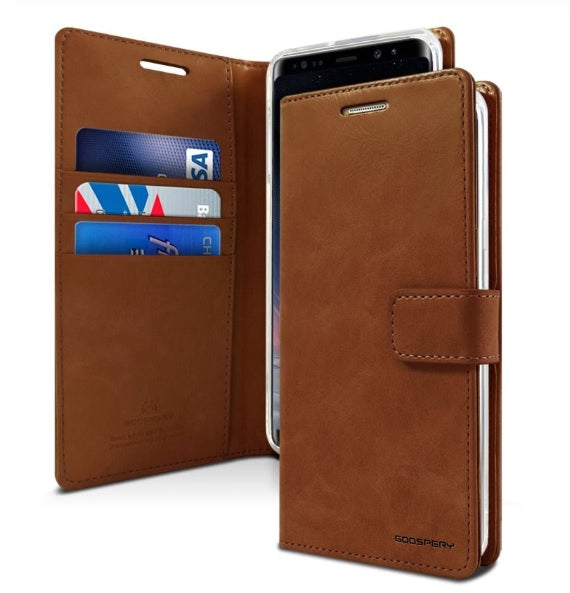 Goospery Blue Moon w/Magnet Clip Leather Wallet Folio Flip Stand Case for Galaxy A51 (6.5 inches)