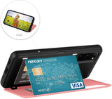Goospery Galaxy S20 (6.3") Wallet Case with Card Holder, Protective Dual Layer Bumper Phone Case