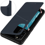 Goospery Galaxy S20 (6.3") Wallet Case with Card Holder, Protective Dual Layer Bumper Phone Case