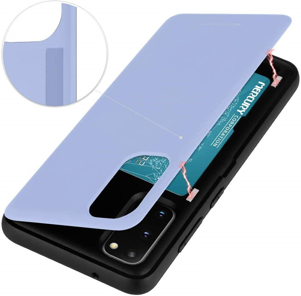 Goospery Galaxy S20 Plus (6.7") Wallet Case with Card Holder, Protective Dual Layer Bumper Phone Case