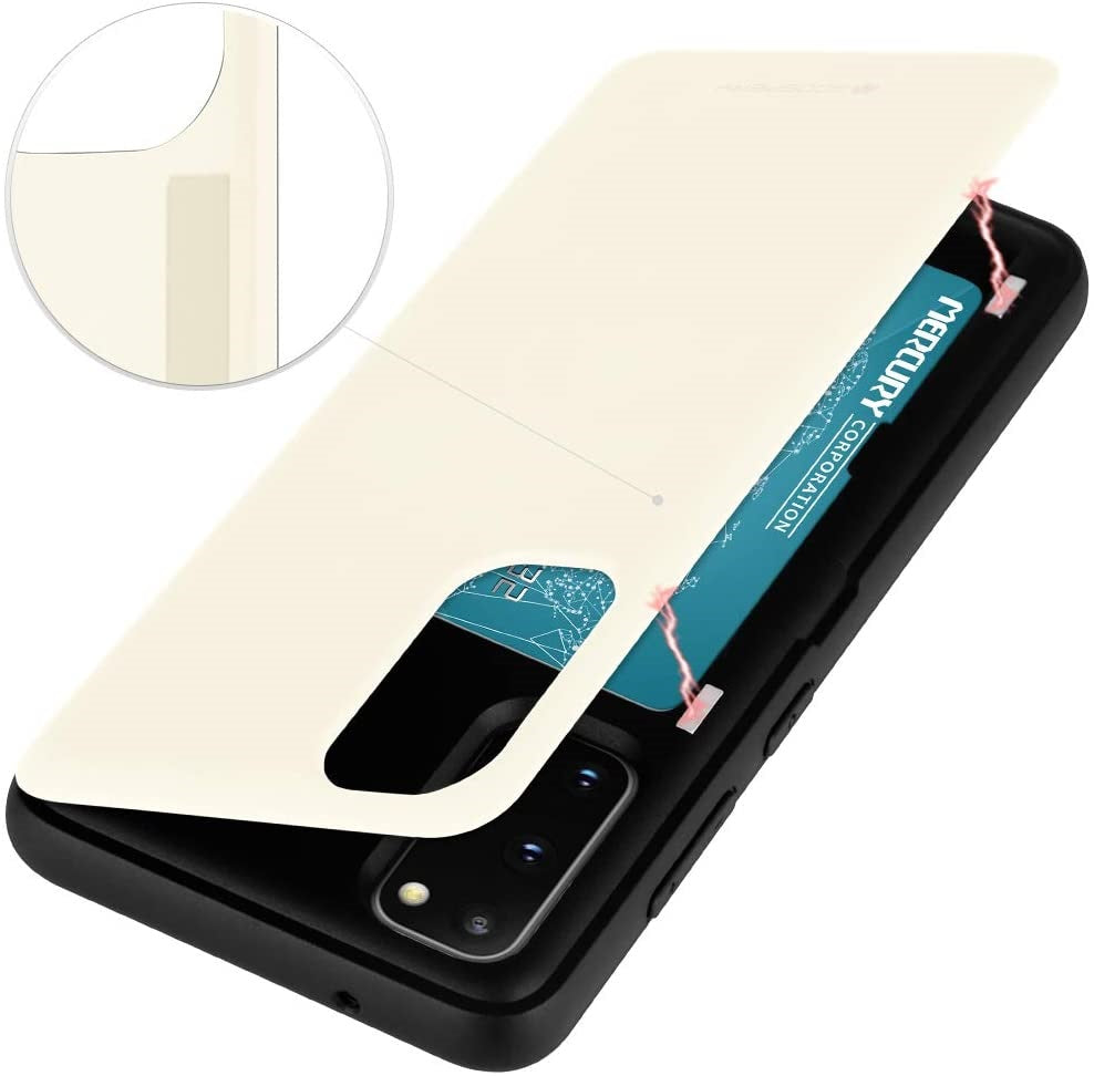 Goospery Galaxy S20 Plus (6.7") Wallet Case with Card Holder, Protective Dual Layer Bumper Phone Case