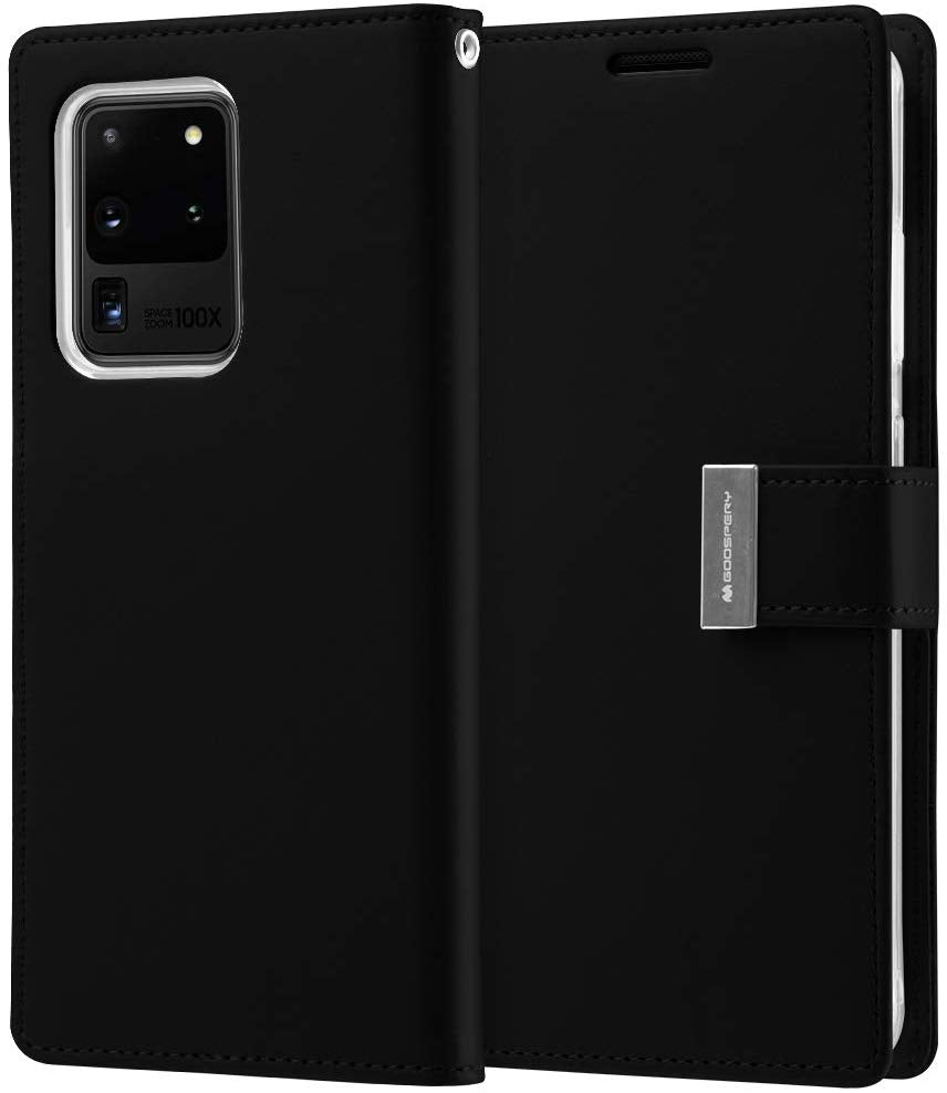 Goospery Rich Galaxy S20 Ultra Wallet Case (6.9 inches) Extra Card Slots Leather Flip Cover