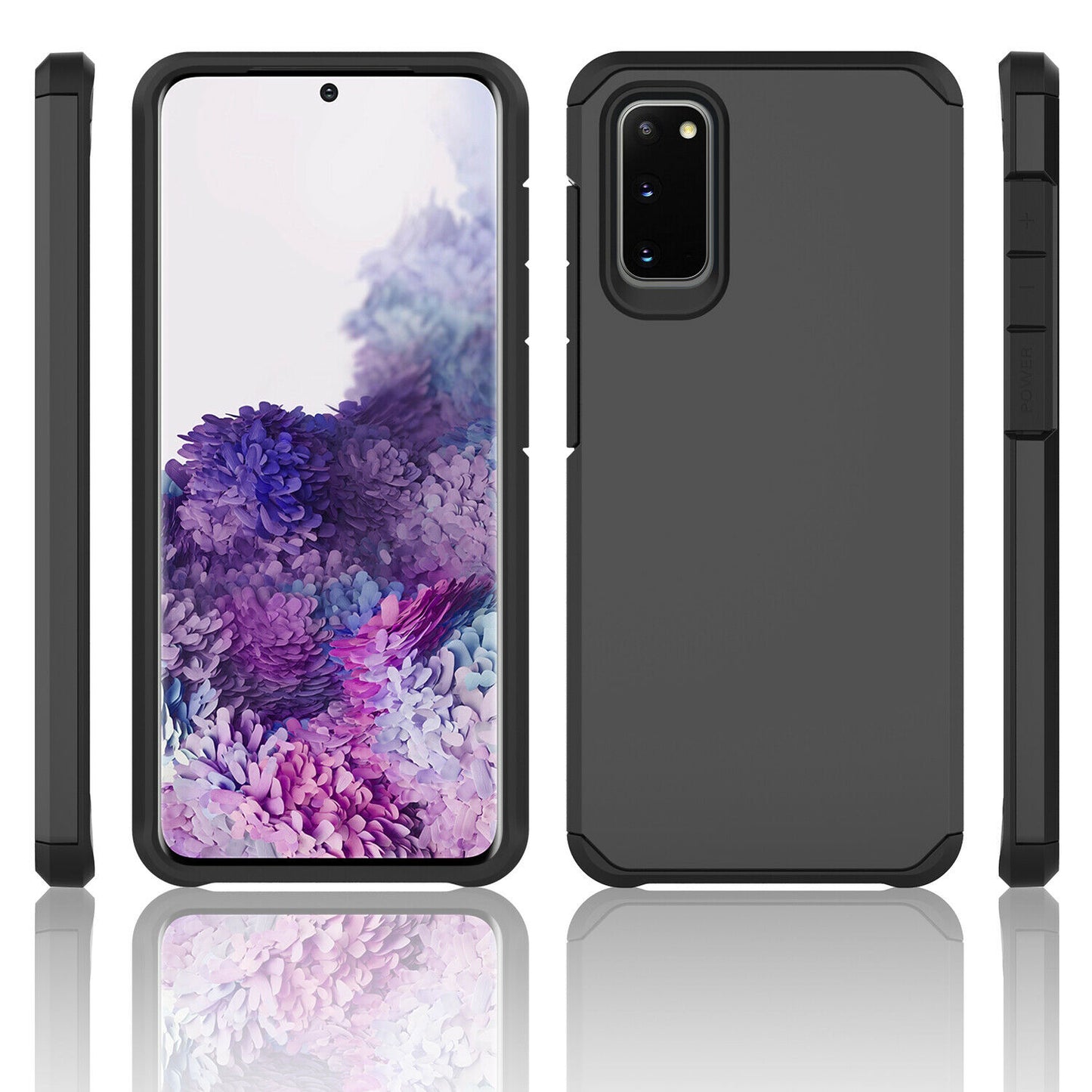 Matte Polish Hard PC Back + Full Cover Premium TPU Heavy Duty Rugged Shockproof Armor Case For Samsung Galaxy S20 Ultra 6.9"