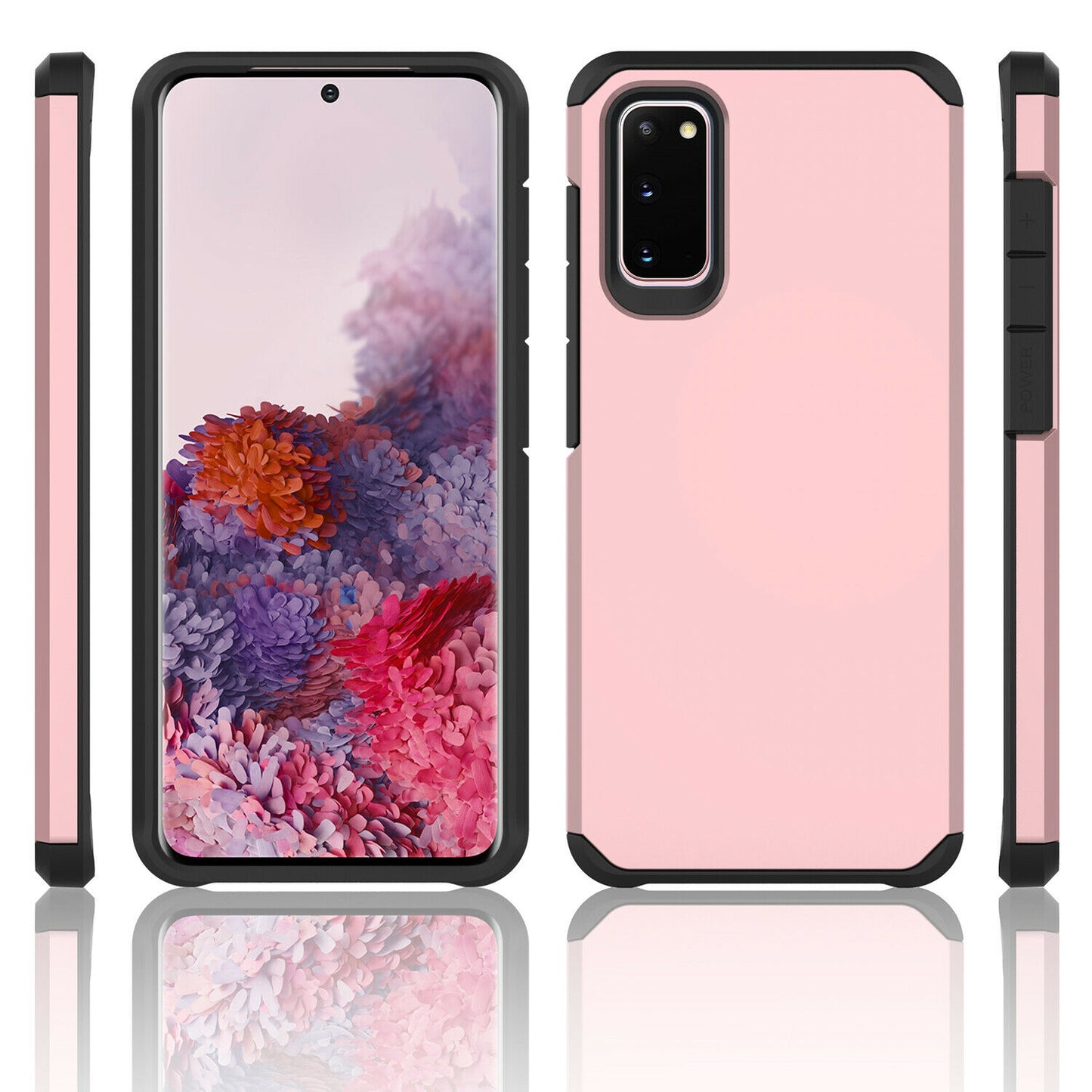 Matte Polish Hard PC Back + Full Cover Premium TPU Heavy Duty Rugged Shockproof Armor Case For Samsung Galaxy S20 Plus 6.7"